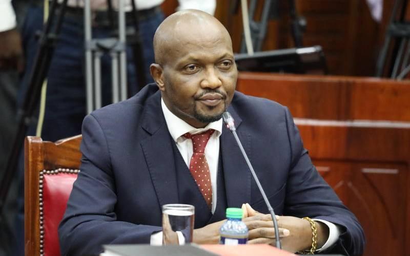File image of CS Moses Kuria